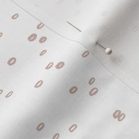 Little drops and ink bubbles spots minimal circle design scandinavian abstract spots nursery latte beige on white