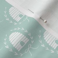 Honey Bee Hives - Light Teal