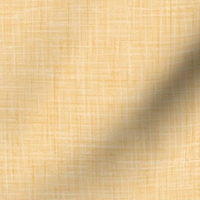Linen Texture Canvas Soft Yellow