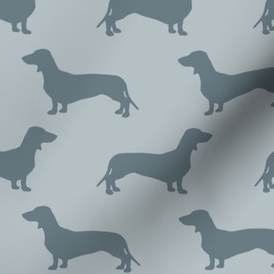 Dachshunds - blue