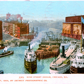 47-16 Chicago 1900 Postcard