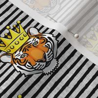 Tigers with crown - black stripes - LAD20