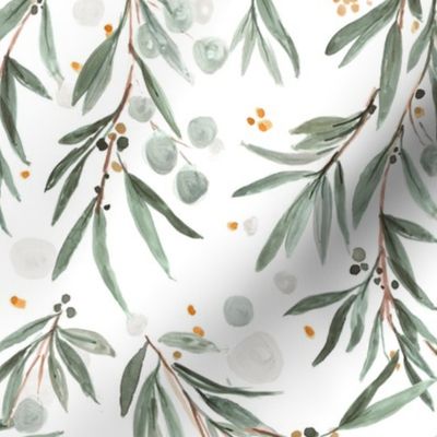 Wispy leaves - olive sage