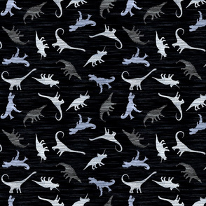 Dinos on Black 