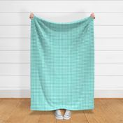 Country turquoise 1x1 plaid