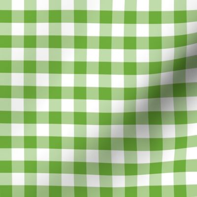 Country green 1x1 plaid