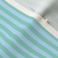 Summer Stripe  Aqua Blue