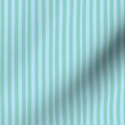 Summer Stripe  Aqua Blue