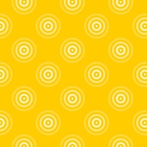 Geometric Pattern: Rondel: Strobe: White Yellow