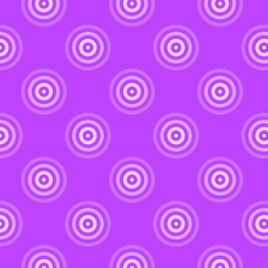 Geometric Pattern: Rondel: Strobe: White Purple