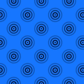 Geometric Pattern: Rondel: Strobe: Black Blue