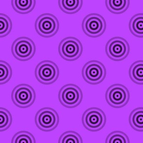 Geometric Pattern: Rondel: Strobe: Black Purple