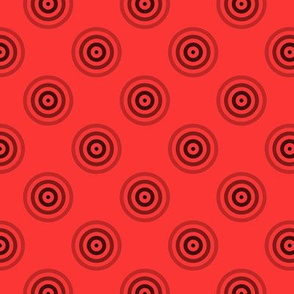 Geometric Pattern: Rondel: Strobe: Black Red