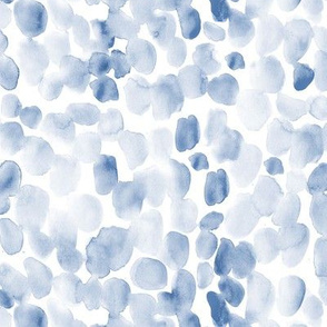 Blue watercolor mess of stains ★ painted spots for tonal minimal scandi home decor, bedding, nursery
