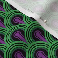 Overlook Hotel Carpet from The Shining: Purple/Green (small version)