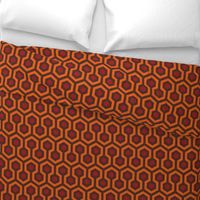 Overlook Hotel Carpet from The Shining: Orange/Red/Brown (standard version)