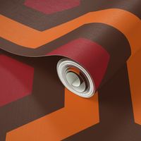 Overlook Hotel Carpet from The Shining: Orange/Red/Brown (standard version)