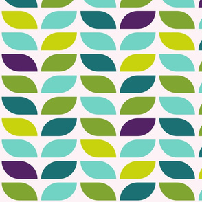 Geometric Pattern: Leaf: Tina (large version)