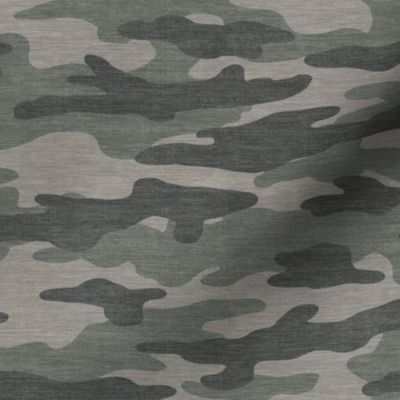 Brown & Green Camouflage - Textured Distressed Camo