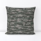 Brown & Green Camouflage - Textured Distressed Camo
