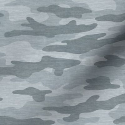 Blue Camouflage - Textured Distressed Camo