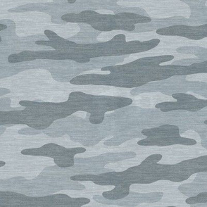 Blue Camouflage - Textured Distressed Camo