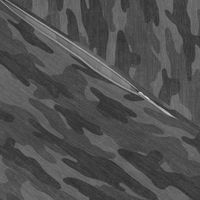 Gray Camouflage - Textured Distressed Camo