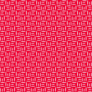 Graphic Pattern On Red