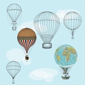 Hot Air Balloons - vivid