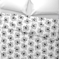 Vintage Octopus Black & White Pattern