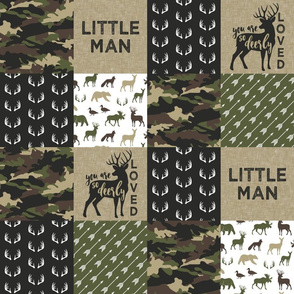 (4" scale) Little Man - Woodland wholecloth - C2 camouflage C20BS