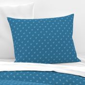 Valentine's Day Heart Outline Pattern | Cerulean Blue Collection