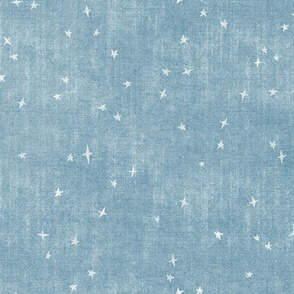 light blue denim texture with Stars