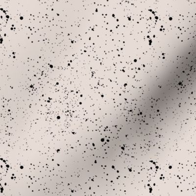 Ink speckles and stains spots and dots messy minimal boho design Scandinavian style nursery beige black MEDIUM