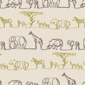 Safari March with dots