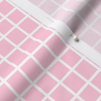 Pink and White Grid