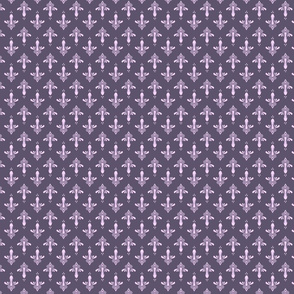 Scandanavian Folk Art Penis multidirectional purple