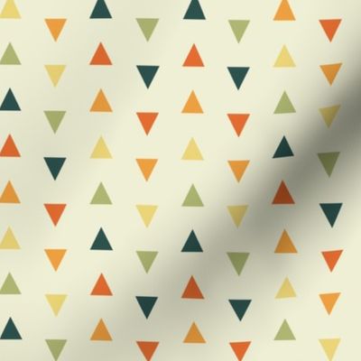 triangles on light green