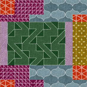 Masala Quilt - halfsize - opulent