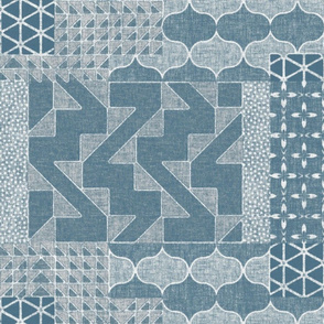 Masala Quilt - halfsize - frost