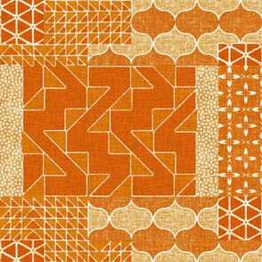 Masala Quilt - halfsize - marmalade