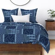 Masala Quilt - halfsize - indigo