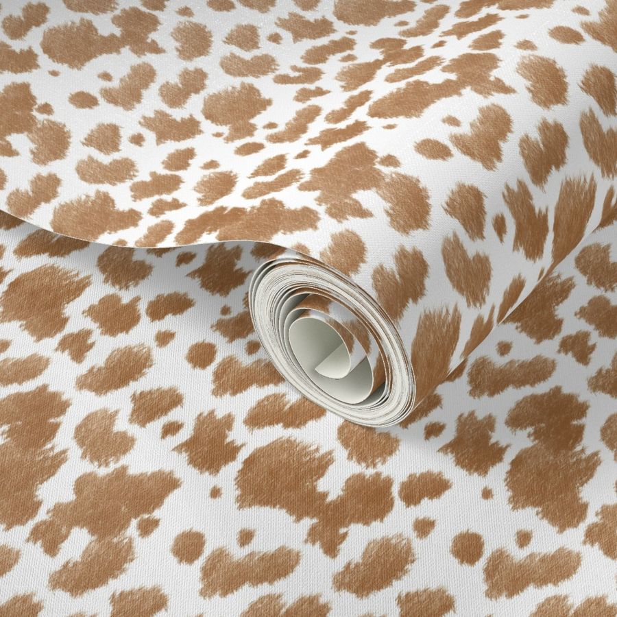 Faux Cow Hide, Chestnut // small