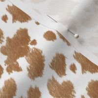 Faux Cow Hide, Chestnut // small