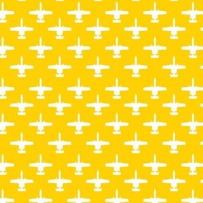 A-10 Warthog - white on yellow