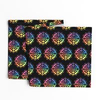 Rainbow Sri Yantra Pattern