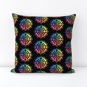 Rainbow Sri Yantra Pattern