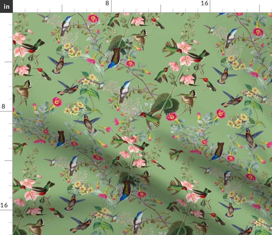 HUMMINGBIRDS - HUMMINGBIRD COLLECTION (GREEN)