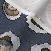 Oyster Feast in Blue, Large