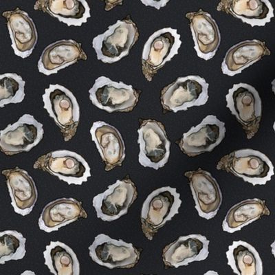 Oysters and pearls, Black